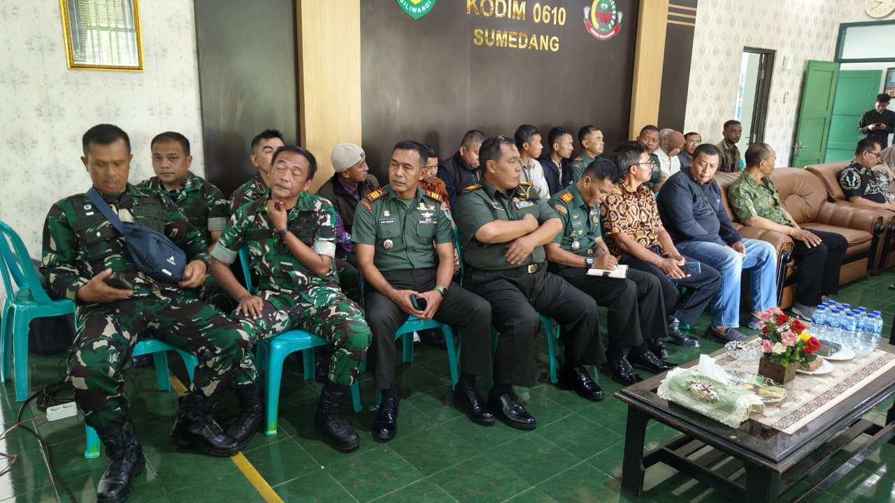 Dukung Pemberdayaan Ekonomi Desa, Kodim 0610/Sumedang Bahas Pembangunan KDMP